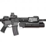 Philadelphia Criminal Defense Attorneys AR-15 (M4A1) carbine with holographic sight
