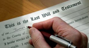 last will and testament