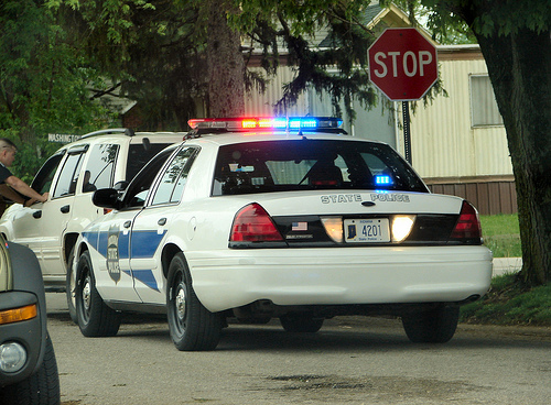 police car stop violate your rights